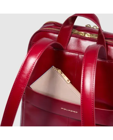 Piquadro Zaino donna porta pc 14" Blue Square Rosso