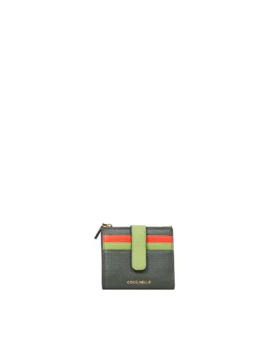 Coccinelle Portafoglio piccolo pelle Metallic tricolor Verde/Multicolor