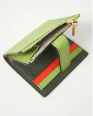 Coccinelle Portafoglio piccolo pelle Metallic tricolor Verde/Multicolor Coccinelle Portafoglio piccolo pelle Metallic tricolor Verde/Multicolor