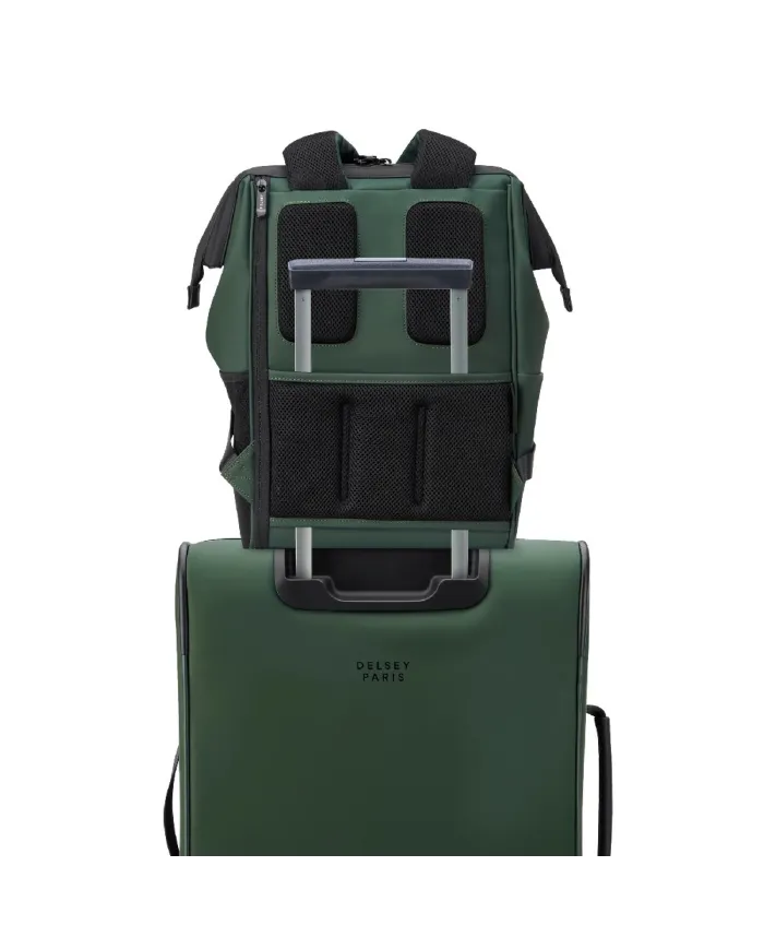 Delsey Zaino tessuto impermeabile pc 14" Turenne Verde