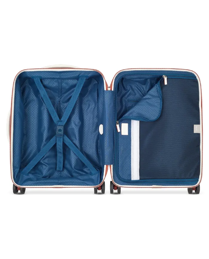 Delsey Trolley bagaglio a mano Chatelet 2 Roland Garros Mattone Delsey Trolley bagaglio a mano Chatelet 2 Roland Garros Mattone