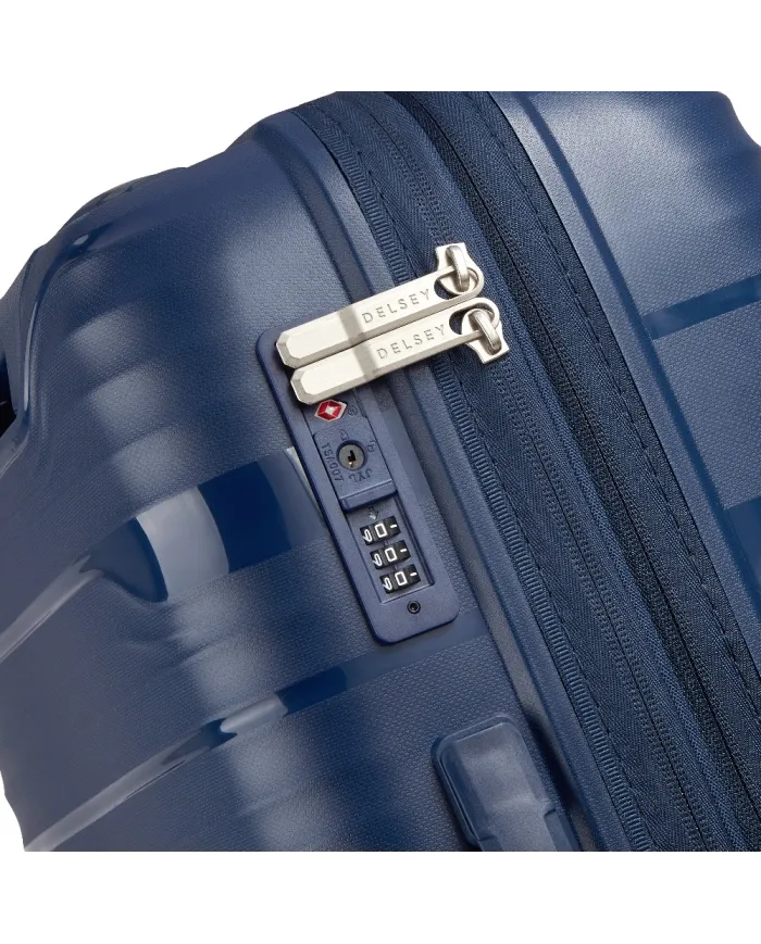 Delsey Trolley bagaglio a mano Dune Securitech by Delsey Blu