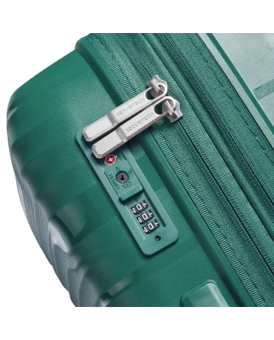 Delsey Trolley bagaglio a mano Dune Securitech by Delsey Verde