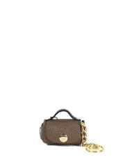 Visona Portachiavi mini borsa Marrone