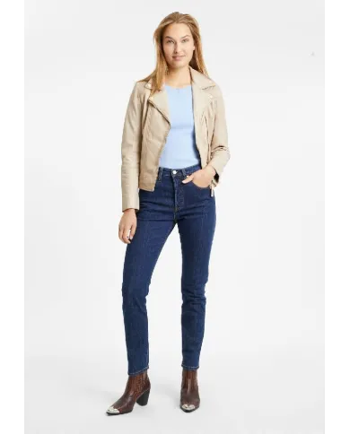 Gipsy Giacca chiodo donna in pelle Beige Gipsy Giacca chiodo donna in pelle Beige
