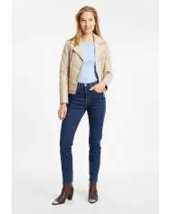 Gipsy Giacca chiodo donna in pelle Beige