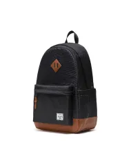 Herschel Zaino tessuto Heritage Nero/Cuoio