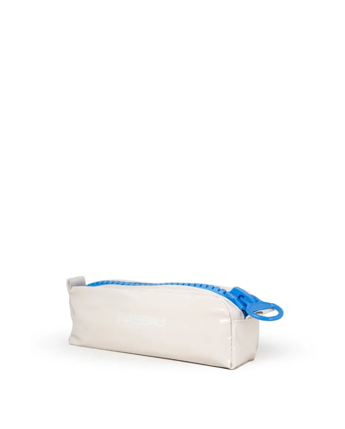 NASSAU Telo mare azzurro con custodia Nassau Beige/Blu