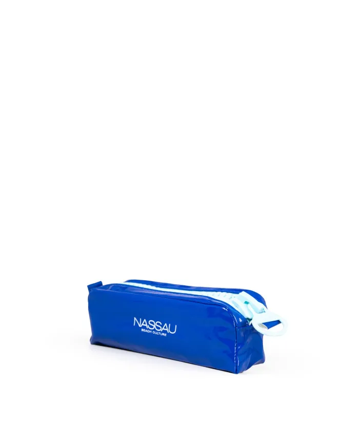 NASSAU Telo mare blu con custodia Nassau Blu elettrico