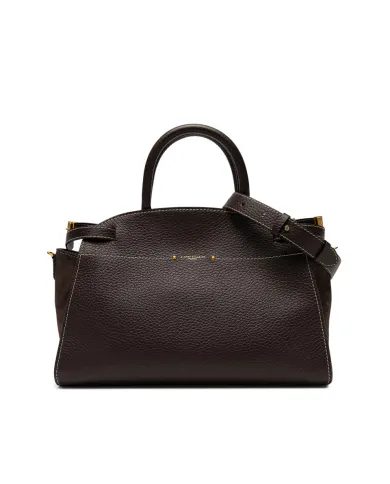 Gianni Chiarini Borsa grande pelle e camoscio Farah Testa moro