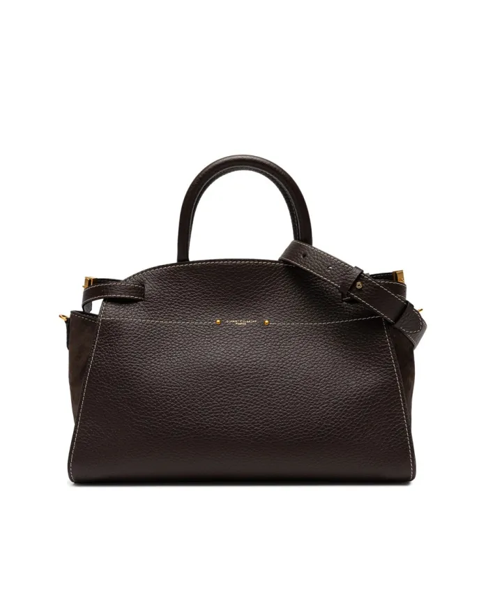 Gianni Chiarini Borsa grande pelle e camoscio Farah Testa moro