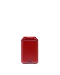 Piquadro Portacarte magsafe in pelle Blue square Rosso