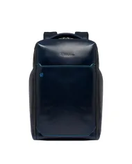 Piquadro Zaino pelle porta pc 15,6 Blue square