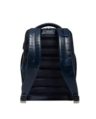 Piquadro Zaino pelle porta pc 15,6 Blue square