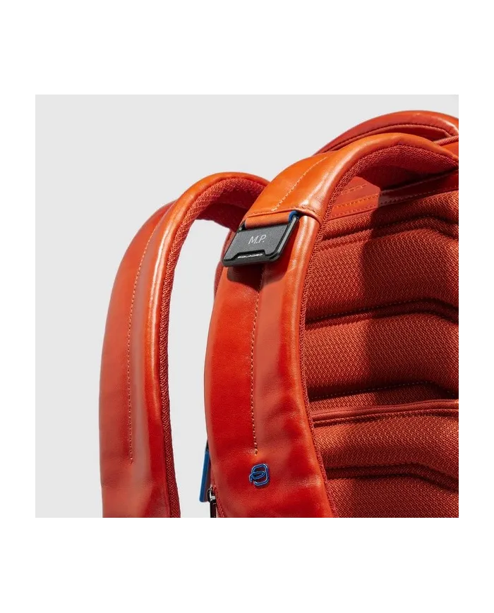 Piquadro Zaino pelle porta pc 15,6 Blue square