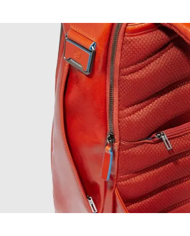 Piquadro Zaino pelle porta pc 15,6 Blue square