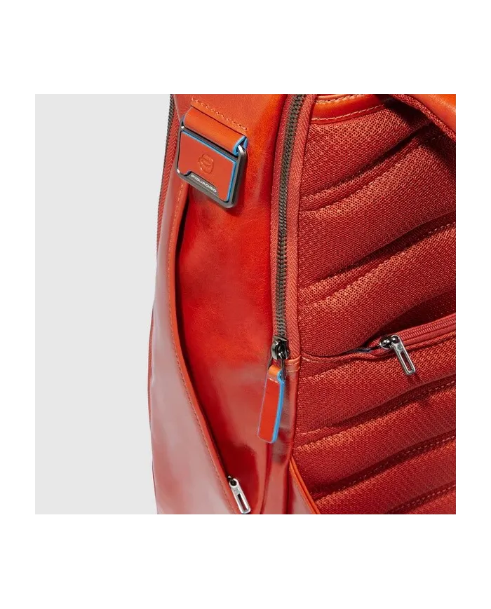 Piquadro Zaino pelle porta pc 15,6 Blue square