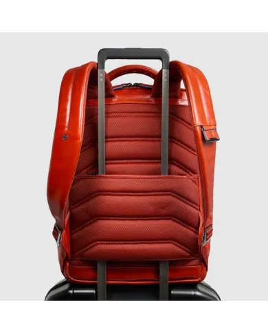 Piquadro Zaino pelle porta pc 15,6 Blue square