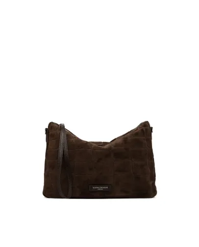 Gianni Chiarini Borsa grande scamosciata Nora pouch Testa moro