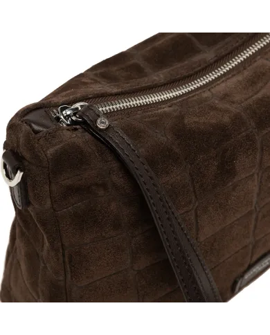 Gianni Chiarini Borsa grande scamosciata Nora pouch Testa moro