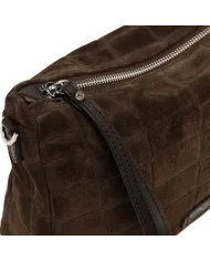 Gianni Chiarini Borsa grande scamosciata Nora pouch Testa moro