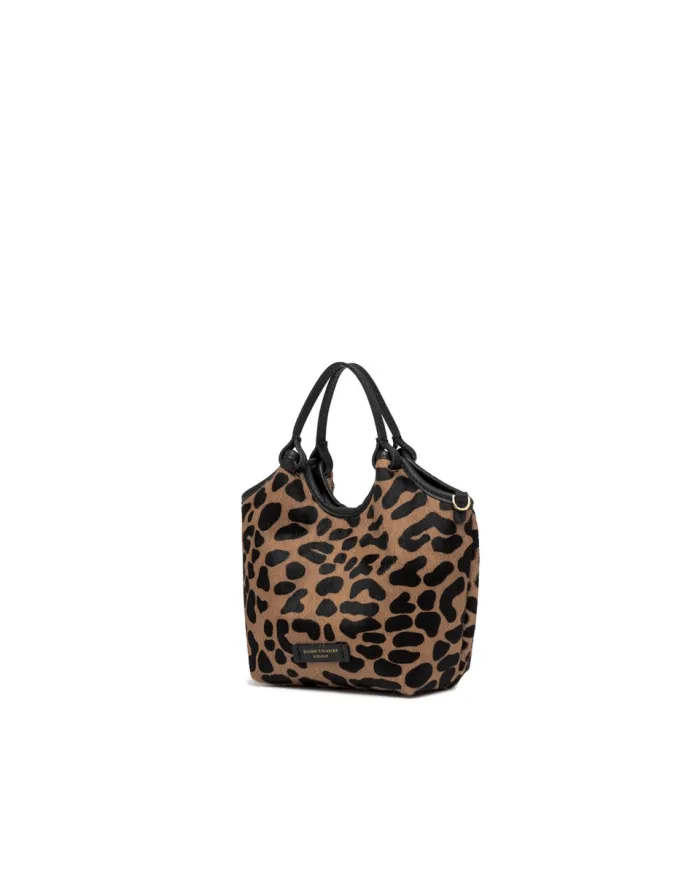 Gianni Chiarini Borsa piccola cavallino Dua Maculato/Nero