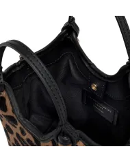 Gianni Chiarini Borsa piccola cavallino Dua Maculato/Nero