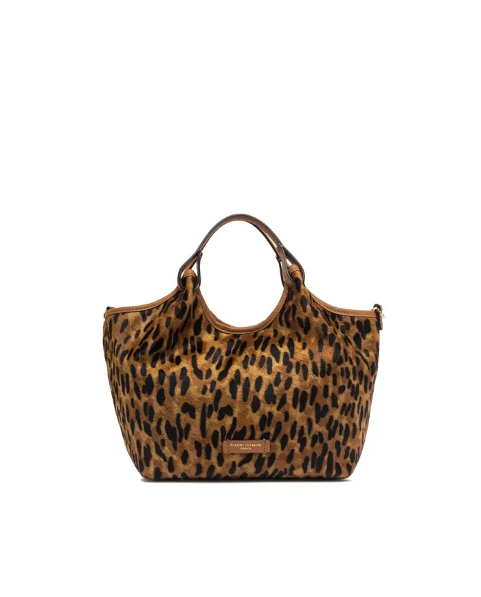 Gianni Chiarini Borsa media cavallino Dua Cuoio/Nero