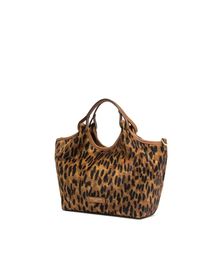 Gianni Chiarini Borsa media cavallino Dua Cuoio/Nero