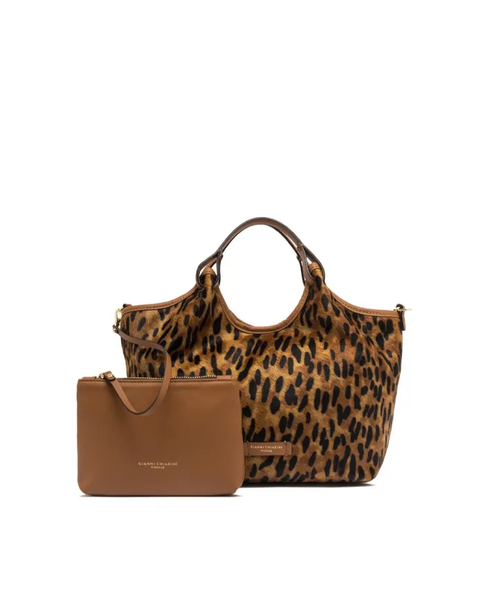 Gianni Chiarini Borsa media cavallino Dua Cuoio/Nero