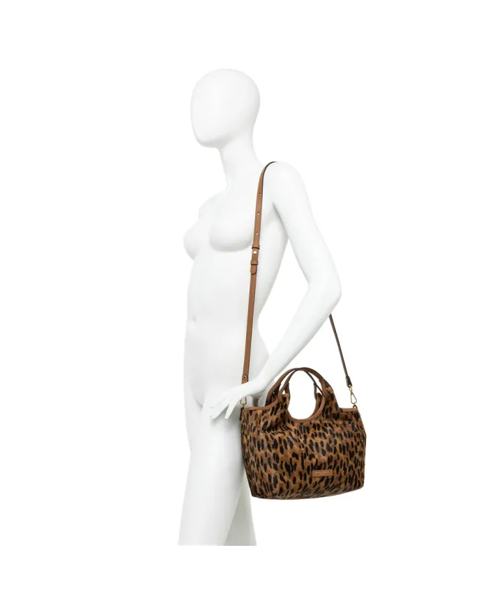 Gianni Chiarini Borsa media cavallino Dua Cuoio/Nero