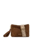 Gianni Chiarini Pochette in camoscio Brenda Cognac