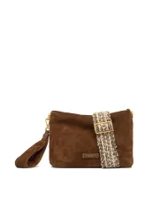Gianni Chiarini Pochette in camoscio Brenda Cognac