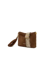 Gianni Chiarini Pochette in camoscio Brenda Cognac