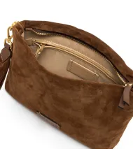 Gianni Chiarini Pochette in camoscio Brenda Cognac
