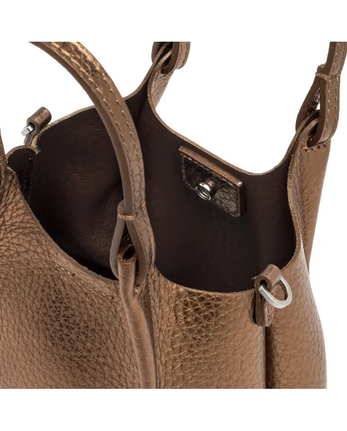 Gianni Chiarini Borsa piccola in pelle Dua Bronzo