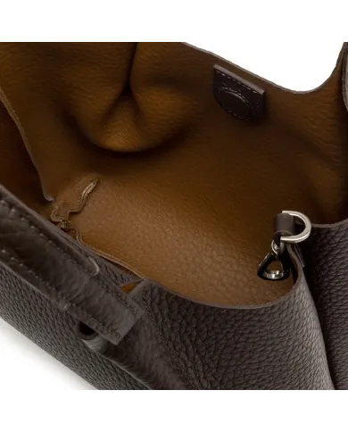 Gianni Chiarini Borsa a mano in pelle Dua Testa moro