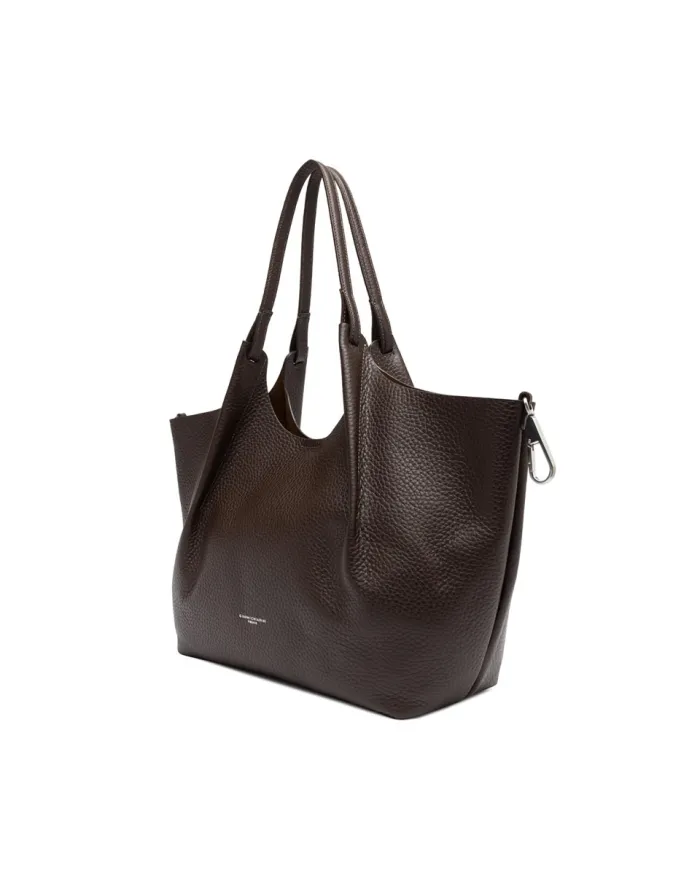 Gianni Chiarini Borsa grande in pelle Dua Testa moro