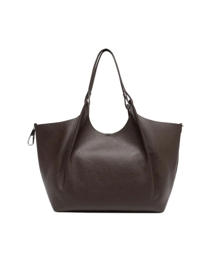 Gianni Chiarini Borsa grande in pelle Dua Testa moro