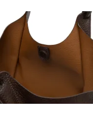 Gianni Chiarini Borsa grande in pelle Dua Testa moro