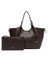 Gianni Chiarini Borsa grande in pelle Dua Testa moro