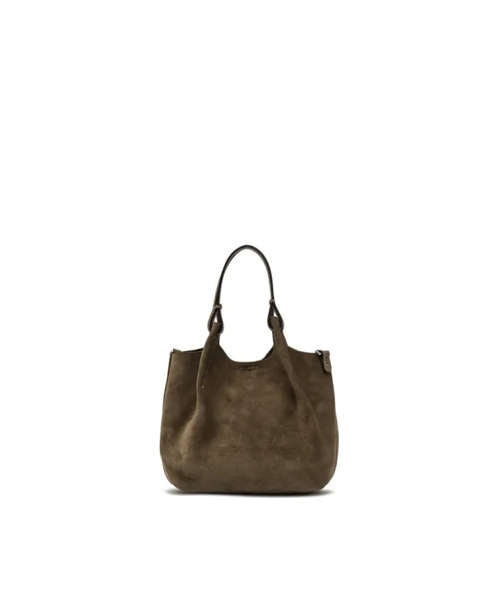 Gianni Chiarini Borsa piccola pelle scamosciata Dua Cognac