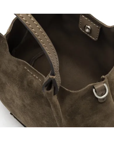 Gianni Chiarini Borsa piccola pelle scamosciata Dua Cognac