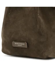 Gianni Chiarini Borsa piccola pelle scamosciata Dua Cognac