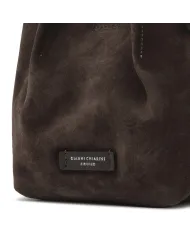 Gianni Chiarini Borsa piccola pelle scamosciata Dua Testa moro