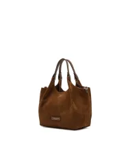 Gianni Chiarini Borsa a mano scamosciata Dua Cognac