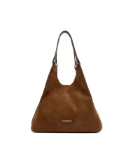 Gianni Chiarini Borsa grande scamosciata Dua Cognac