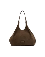 Gianni Chiarini Borsa grande scamosciata Dua Cognac