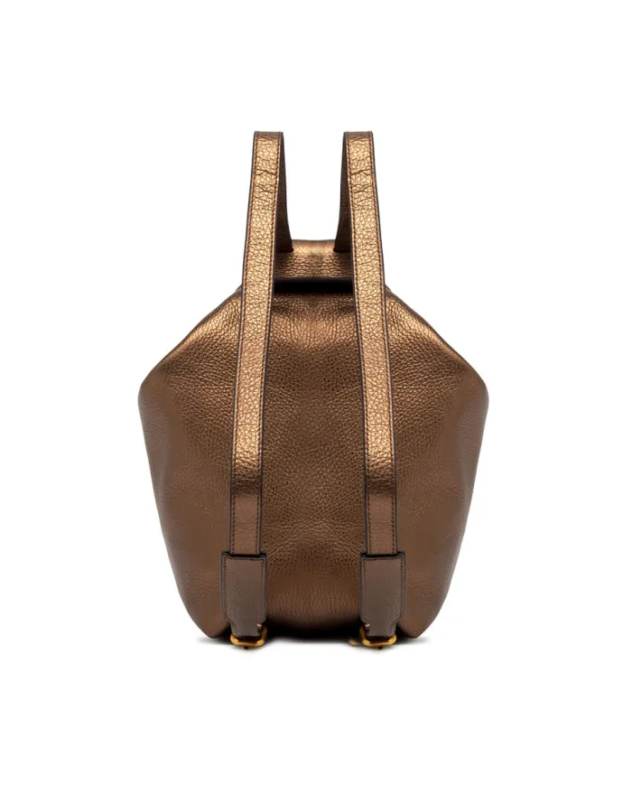 Gianni Chiarini Borsa zaino in pelle Guia Bronzo