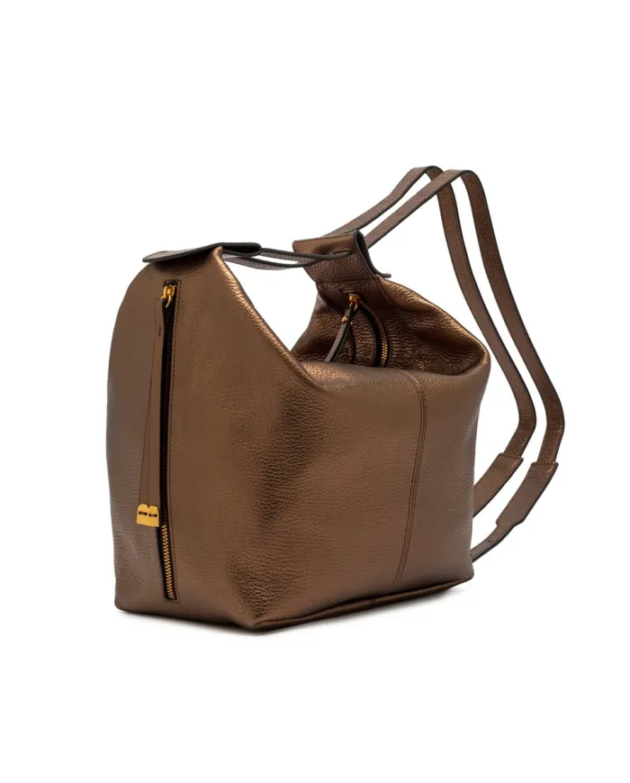 Gianni Chiarini Borsa zaino in pelle Guia Bronzo